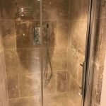 Large shower fitted